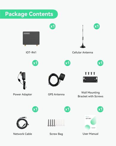 جهاز التوجيه LINOVISION Mini Industrial 4G LTE مع استهلاك منخفض للطاقة، GPS، RS232/RS485، DI/DO، وضع USB Dongle للكمبيوتر، جهاز التوجيه الخلوي لآلة البيع، المركبات، الروبوتات مع البطارية الشمسية in Kuwait