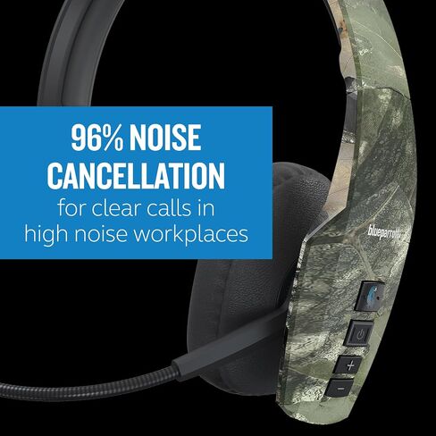 BlueParrott B450-XT Mossy Oak Obsession Edition - Noise Cancelling Bluetooth Wireless Headset – Updated Design with Industry Leading Sound & Improved Comfort, Up to 24 Hours of Talk Time, IP54-Rated in Saudi Arabia