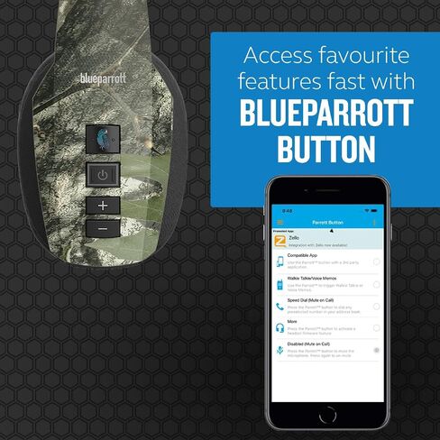 BlueParrott B450-XT Mossy Oak Obsession Edition - Noise Cancelling Bluetooth Wireless Headset – Updated Design with Industry Leading Sound & Improved Comfort, Up to 24 Hours of Talk Time, IP54-Rated in Saudi Arabia