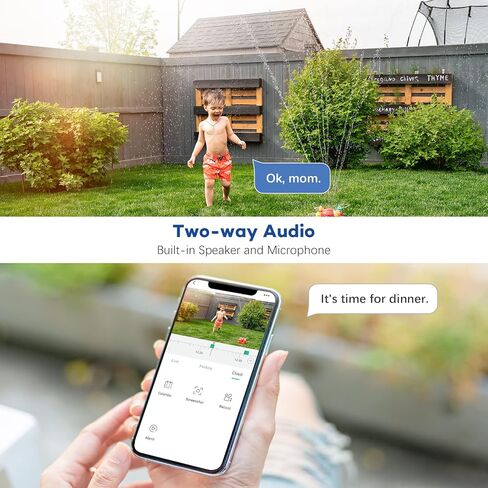 كاميرا أمان خلوية Xega 3G/4G LTE كاميرا شمسية خارجية لاسلكية، رؤية ليلية ملونة 2K HD 355 درجة/120 درجة، كشف حركة PIR، التحدث في اتجاهين، بدون WiFi، بطاقة SIM متضمنة، IP66 in Kuwait