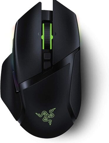 ماوس الألعاب اللاسلكي Razer Basilisk Ultimate HyperSpeed ​​مع قاعدة شحن ومستشعر بصري 20K DPI - Chroma RGB - 11 زرًا قابلاً للبرمجة - بطارية 100 ساعة - أسود كلاسيكي (متجدد) in Saudi Arabia
