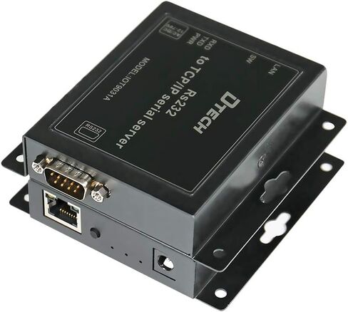 دي تيك محول تسلسلي الى ايثرنت بمنفذ واحد RS232 الى خادم جهاز TCP IP يدعم DHCP DNS Modbus RTU/TCP 10/100M in Saudi Arabia