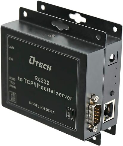 دي تيك محول تسلسلي الى ايثرنت بمنفذ واحد RS232 الى خادم جهاز TCP IP يدعم DHCP DNS Modbus RTU/TCP 10/100M in Saudi Arabia
