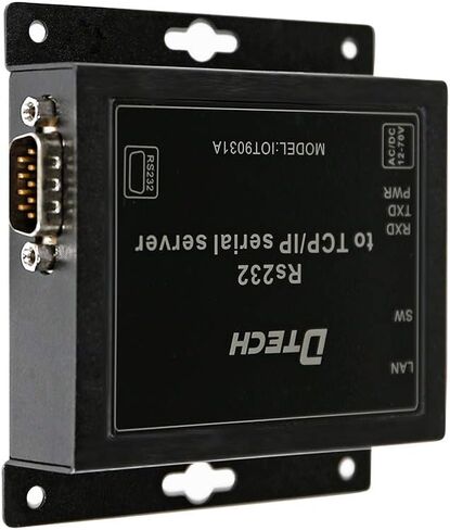 دي تيك محول تسلسلي الى ايثرنت بمنفذ واحد RS232 الى خادم جهاز TCP IP يدعم DHCP DNS Modbus RTU/TCP 10/100M in Saudi Arabia