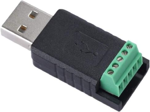 محول محول USB إلى RS485 مع شريحة FTDI 3.3 فولت 5 فولت للعداد الذكي، يدعم نظام التشغيل Windows Mac، أسود in Kuwait