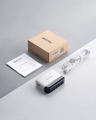 شاحن سيارة USB متعدد المنافذ، شحن سريع 86 وات 9 أمبير شحن سريع 3.0 ومحول شاحن سيارة USB-C PD مع التعرف الذكي للهواتف المحمولة والأجهزة اللوحية وأجهزة USB الأخرى in Saudi Arabia