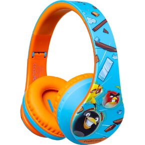 PowerLocus Kids Headphones Over-Ear, Bluetooth Wireless Headphones for Kids,with Microphone, Safe 85DB Volume Limited, Foldable with Carry Case, Audio Cable, Micro SD mode for Online Classes,PC,Phones