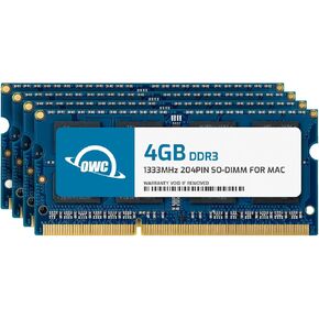 مجموعة ترقية الذاكرة OWC 16 جيجابايت (2 × 8 جيجابايت) 1333 ميجاهرتز PC3-10600 DDR3 SO-DIMM 204-Pin in Kuwait