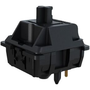 Gateron Oil King Axis Pre Lubricated 5-pin Linear Switch Compatible with MX Mechanical Keyboard Switch Game Keyboard Mechanical Keyboard (72PCS, Black)