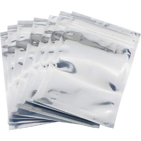 200pcs 2.36x3.54 inch Anti Static Bag Antistatic Resealable Bag for SSD HDD and Other Electronic Devices
