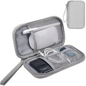 Electronics Accessories Bag / Electronic Organizer Case, Durable Small Electronics Accessories Storage Bag for Various USB, Cables, Hard Drive, Phone, Cords and Power Travel Gadget Carry Bag, Black in Kuwait