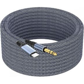 GOSYSONG USB C to 1/4 inch Audio Cable 10ft, Type C to 1/4 Audio Cable, Realtek ALC5686 32Bit 384 KHz DAC, USB C to 1/4 Stereo Audio Cable for Smartphone,Tablet,Laptop, Amplifier,Speaker in Kuwait