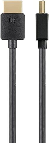 Monoprice - 124184 High Speed HDMI Cable - 3 Feet - Black| Certified Premium, 4K@60Hz, HDR, 18Gbps, 36AWG, YUV, 4:4:4 - Ultra Slim Series in Kuwait