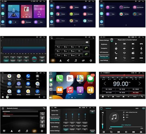 UNITOPSCI Android راديو ستيريو للسيارة Honda Odyssey 2005-2010 10.1 بوصة شاشة تعمل باللمس بلوتوث راديو السيارة في اندفاعة السيارة GPS للملاحة ستيريو مع كاميرا احتياطية مرآة رابط FM WiFi USB SWC MIC in Kuwait