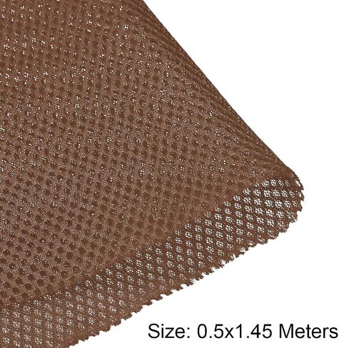 uxcell Brown Speaker Mesh Grill Stereo Fabric Dustproof 0.5x1.45M 20 x 57 inch in Saudi Arabia