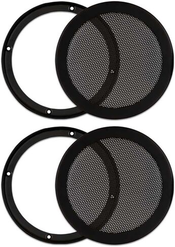 Goldwood Sound, Inc. مكبر صوت وجزء مضخم الصوت، شبكة فولاذية شديدة التحمل مثبتة على شوايات مكبر الصوت لحزمة شواية مقاس 6.5 بوصة (SG-M6-2) in Saudi Arabia