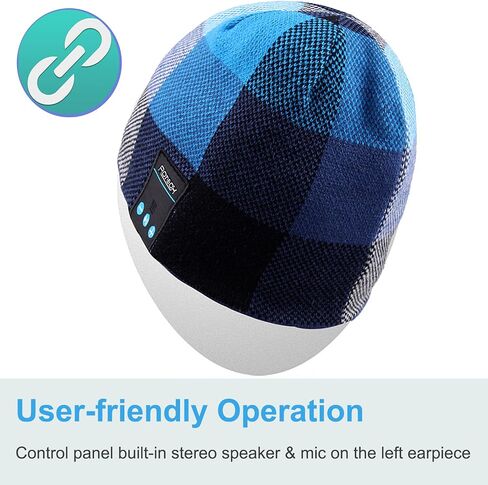 قبعة سماعات الرأس اللاسلكية Qshell Bluetooth Beanie القابلة للغسل للرياضات الخارجية in Saudi Arabia
