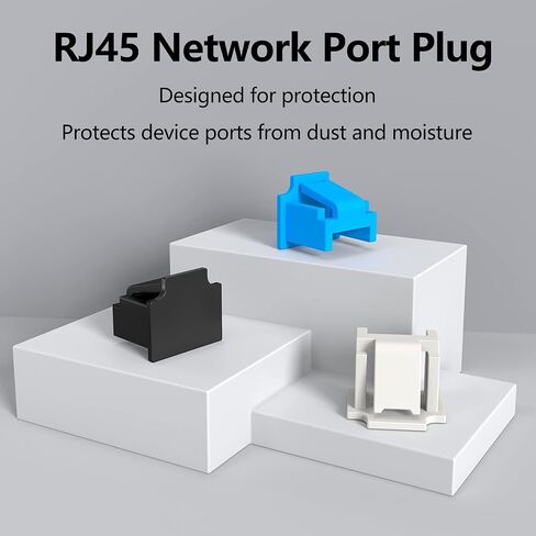 10Pcs RJ45 Jack Dust Cover, Reusable,RJ45 Dust Cover Cap,RJ45 Anti Dust Cover Cap Protector Plug Protects Ethernet Hub Port for RJ45 Female Port for TV,Computer,Other Devices (Yellow) in Kuwait
