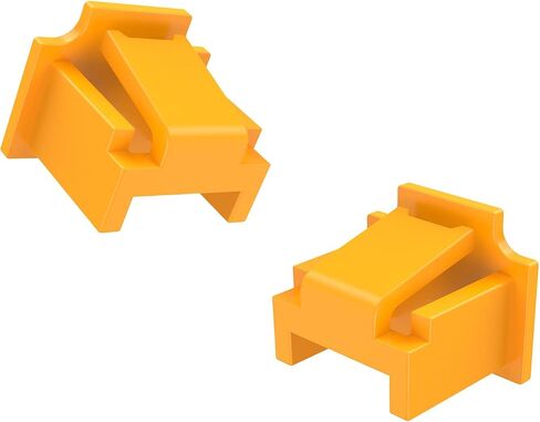 10Pcs RJ45 Jack Dust Cover, Reusable,RJ45 Dust Cover Cap,RJ45 Anti Dust Cover Cap Protector Plug Protects Ethernet Hub Port for RJ45 Female Port for TV,Computer,Other Devices (Yellow) in Kuwait