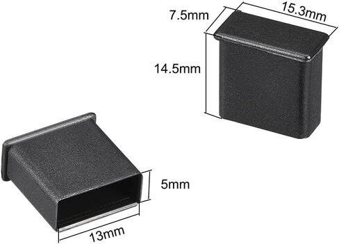 5 قطع من أغطية منافذ HDMI أنثى من السيليكون من Boxonly لأجهزة الكمبيوتر المكتبية وأجهزة الكمبيوتر المحمولة وأجهزة عرض التلفزيون، وأغطية سدادات مضادة للغبار وأغطية مضادة للغبار باللون الأسود in Saudi Arabia