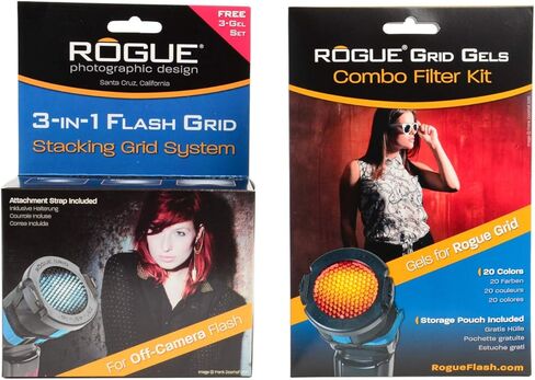 شبكة فلاش 3 في 1 من Rogue + مجموعة فلتر مجموعة من الجل (20 لونًا) in Kuwait