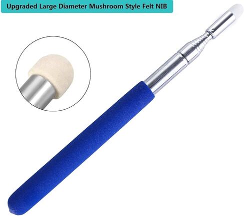 Pointer Sticks,Extendable Pointer,Hand Pointer Classroom Pointer for Teacher,Telescopic Teacher Pointer Retractable Pointer Hand Pointer for Kids (1 PCS Extendable 39.4 Inch, Black) in Kuwait