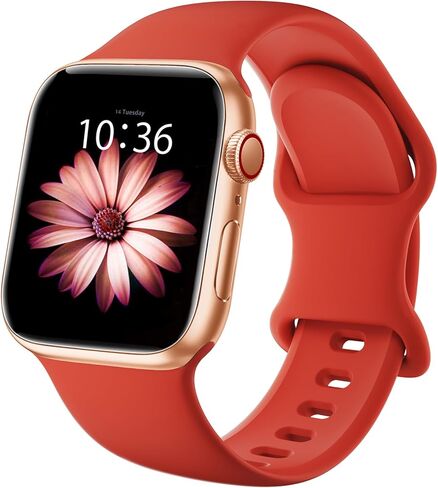 أحزمة رياضية متوافقة مع أساور ساعة Apple 38 مم 40 مم 41 مم 42 مم 44 مم 45 مم 49 مم، حزام سيليكون ناعم مقاوم للماء لسلسلة iWatch Ultra2 9 Ultra 8 7 6 5 4 3 2 1 SE للنساء والرجال in Saudi Arabia