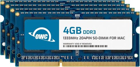 مجموعة ترقية الذاكرة OWC 16 جيجابايت (2 × 8 جيجابايت) 1333 ميجاهرتز PC3-10600 DDR3 SO-DIMM 204-Pin in Kuwait
