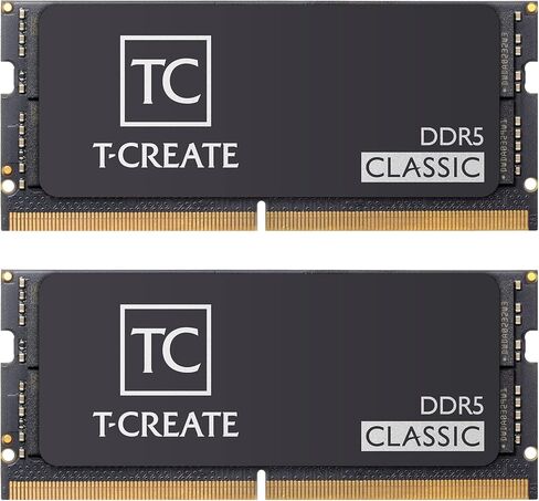 TEAMGROUP T-Create Classic DDR5 SODIMM 2x16GB 5200MHz(PC5-41600) CL42 وحدة ذاكرة الكمبيوتر المحمول Ram - CTCCD532G5200HC42DC-S01 in Kuwait