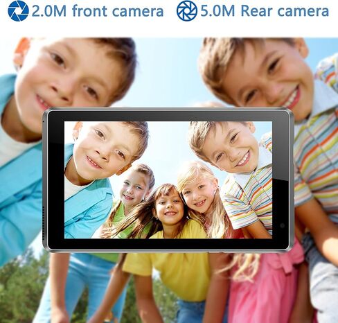 Tibuta 7 inch Kids Tablet 1920 * 1200 IPS, Android 11, 2GB RAM 32GB ROM, Quad Core Processor, Toddler Tablet with Parental Control Educational app, 2MP Front, 5MP Rear Camera, Wi-Fi, Bluetooth in Kuwait