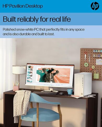 HP PAVILION TP01-3070 سطح المكتب I7-12700 12 جيجا 512 جيجا NVME INTEL UHD-770 WIN11H (متجدد) in Saudi Arabia