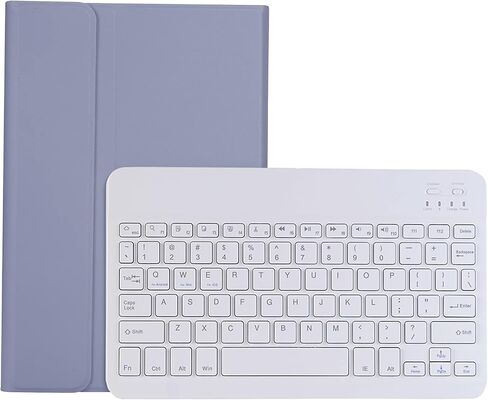 Slim Candy Colors Keyboard Case Compatible with Samsung Galaxy Tab S9 11 Inch 2023 Model SM-X710/X716B/X718U with S Pen Holder, Mutil Angles Stand Cover Detachable Wireless Keyboard (Blue) in Kuwait