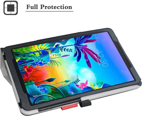 Bige for LG G Pad 5 10.1 Keyboard Case,Slim Stand PU Leather Cover with Romovable Keyboard for 10.1" LG G Pad 5 10.1 T600 Tablet(2019),Black in Kuwait