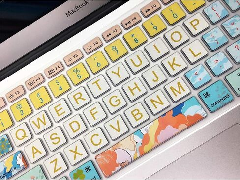 Silicone Keyboard Cover Skin for Old MacBook Air 13 Inch (A1466/A1369),MacBook Pro 13'' (A1425/A1502/A1278)/15'' (A1398 /A1286)/17'' (A1297) (with/Without Retina Display), Flamingo in Saudi Arabia