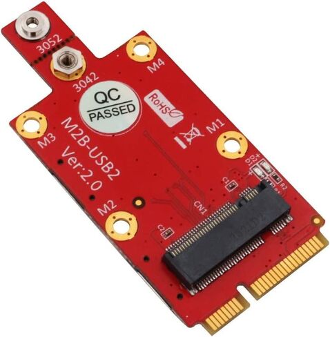 Toptekits M.2 (NGFF) Key B to Mini PCI-E Adapter for 3G/4G/5G Module (Without Card Slots) in Kuwait