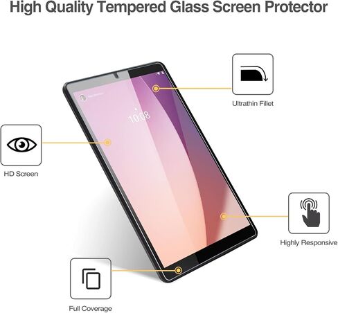 [2 Pack] ProCase Screen Protector for Lenovo Tab M8 4th Gen/ M8 3rd Gen/ M8 HD 2nd Gen/ M8 FHD, Tempered Glass Screen Film Guard for Lenovo Tab M8 in Saudi Arabia