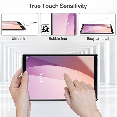 [2 Pack] ProCase Screen Protector for Lenovo Tab M8 4th Gen/ M8 3rd Gen/ M8 HD 2nd Gen/ M8 FHD, Tempered Glass Screen Film Guard for Lenovo Tab M8 in Saudi Arabia