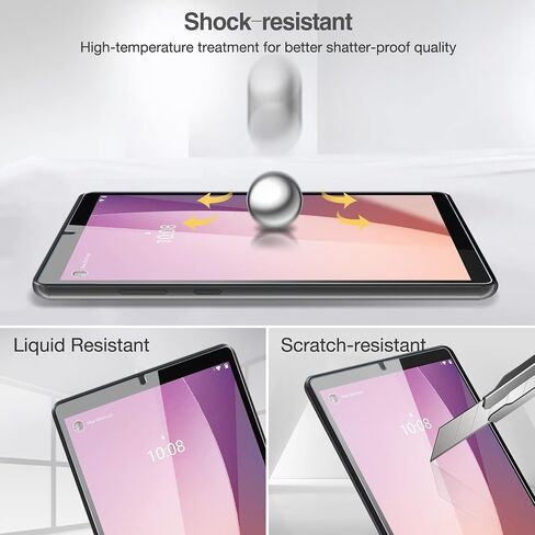 [2 Pack] ProCase Screen Protector for Lenovo Tab M8 4th Gen/ M8 3rd Gen/ M8 HD 2nd Gen/ M8 FHD, Tempered Glass Screen Film Guard for Lenovo Tab M8 in Saudi Arabia
