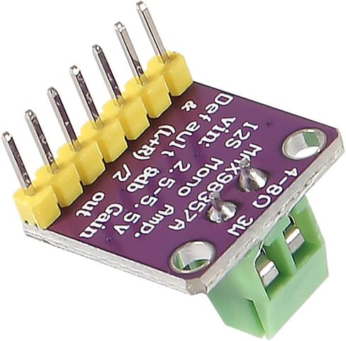 AITRIP 5 قطع MAX98357 I2S وحدة مضخم الصوت، مضخمات صوت بدون فلتر من الفئة D، لـ Arduino ESP32 Raspberry Pi (لحام) in Kuwait