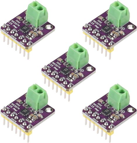 AITRIP 5 قطع MAX98357 I2S وحدة مضخم الصوت، مضخمات صوت بدون فلتر من الفئة D، لـ Arduino ESP32 Raspberry Pi (لحام) in Kuwait