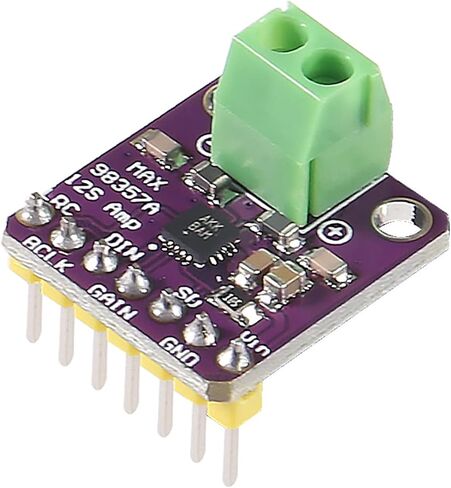 AITRIP 5 قطع MAX98357 I2S وحدة مضخم الصوت، مضخمات صوت بدون فلتر من الفئة D، لـ Arduino ESP32 Raspberry Pi (لحام) in Kuwait