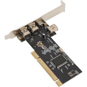 بطاقة Firewire 1394، بطاقة توسيع PCI ذات 3 منافذ، مع فتحة PCI Express واحدة مع قناة مزدوجة كاملة بسرعة 2.5 جيجابايت/ثانية، لأجهزة الكمبيوتر المكتبية وتطبيق اتصال DV in Kuwait