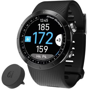 Shot Scope X5 Golf GPS Watch - Premium GPS Watch with Automatic Performance Tracking | Distances, Hazards, Doglegs & Layups (Prestige White)