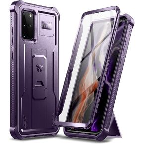 حافظة Dexnor لهاتف Samsung Galaxy S20+ Plus 5G، [واقي شاشة مدمج ومسند] غطاء واقٍ مقاوم للصدمات عالي التحمل من الدرجة العسكرية لهاتف Samsung Galaxy S20 Plus 5G ذهبي وردي in Saudi Arabia