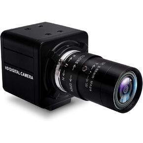 SVPRO 4K Webcam with Zoom Lens, HD Manual Focus 4K 30fps Close-up Camera with 2.8-12mm Varifocal Lens, 4X Optical Zoom External PC Camera for Windows, Linux, Android, Mac OS, Raspberry Pi in Kuwait