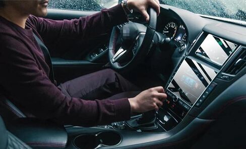 واقي شاشة من الزجاج المقسى متوافق مع شاشة لمس Infiniti Q50 Q60، ZFM، مضاد للتوهج والخدوش ومقاومة للصدمات، وملحقات الملاحة، قطعتين / مجموعة in Kuwait