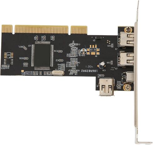 بطاقة Acogedor 1394 Firewire، بطاقة توسيع PCI 3 منافذ، مع 1 لين PCI Express مع قناة مزدوجة كاملة 2.5 جيجابايت/ثانية، لأجهزة الكمبيوتر المكتبية وتطبيق اتصال DV in Saudi Arabia