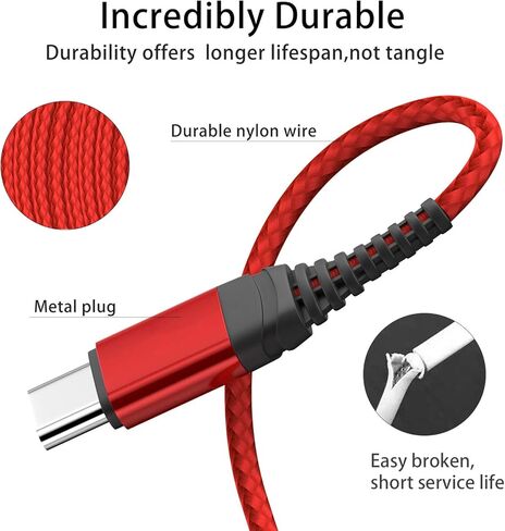 كيبل شحن للوحة القيادة متوافق مع ون بلس 8T/8 برو/9/9 برو/7T 7 6T 6 5T نورد N10 5G N100 N200، سلك شحن ملفوف 6 امبير 30 واط، شحن لموبايل اوبو رينو 4 ريلمي X2 X3 برو، USB نوع C سريع 1.8 متر + 1.8 in Kuwait