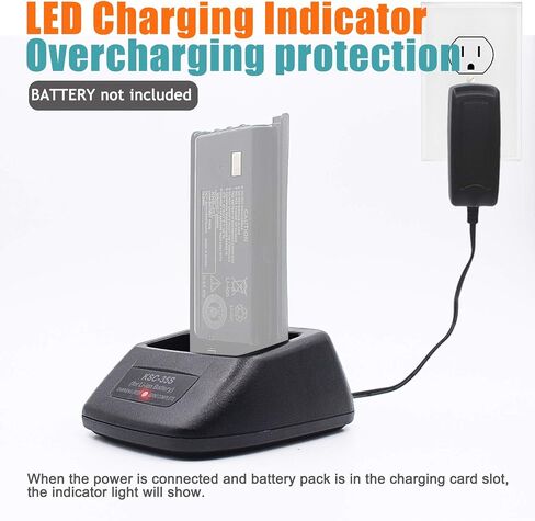 Replace KSC-35S Rapid Charger Compatible for Kenwood TK-3400 TK-2200LP TK-2300VP TK2400 TK-3200L TK-3302UK in Saudi Arabia