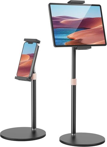 كليسنير حامل تابلت بتصميم عنق معقوف، حامل تابلت عالمي مرن 360 درجة مع مشبك ذراع طويل متوافق مع ايباد اير برو ميني وسامسونج تاب ونينتندو سويتش وغيرها من اجهزة التابلت مقاس 4.7 انش - 10.5 انش in Kuwait